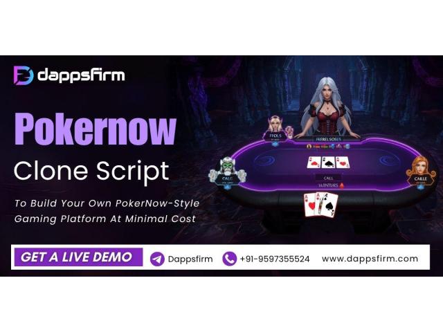 Pokernow Clone Script – Smart Choice for Gaming Business Startups