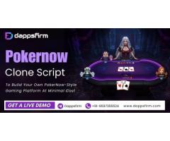 Pokernow Clone Script – Smart Choice for Gaming Business Startups